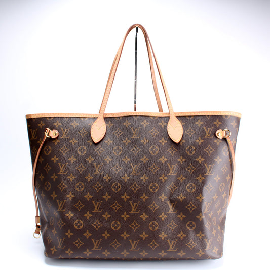 Louis Vuitton Neverfull W/Wallet GM Monogram