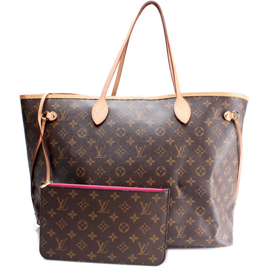 Louis Vuitton Neverfull W/Wallet GM Monogram