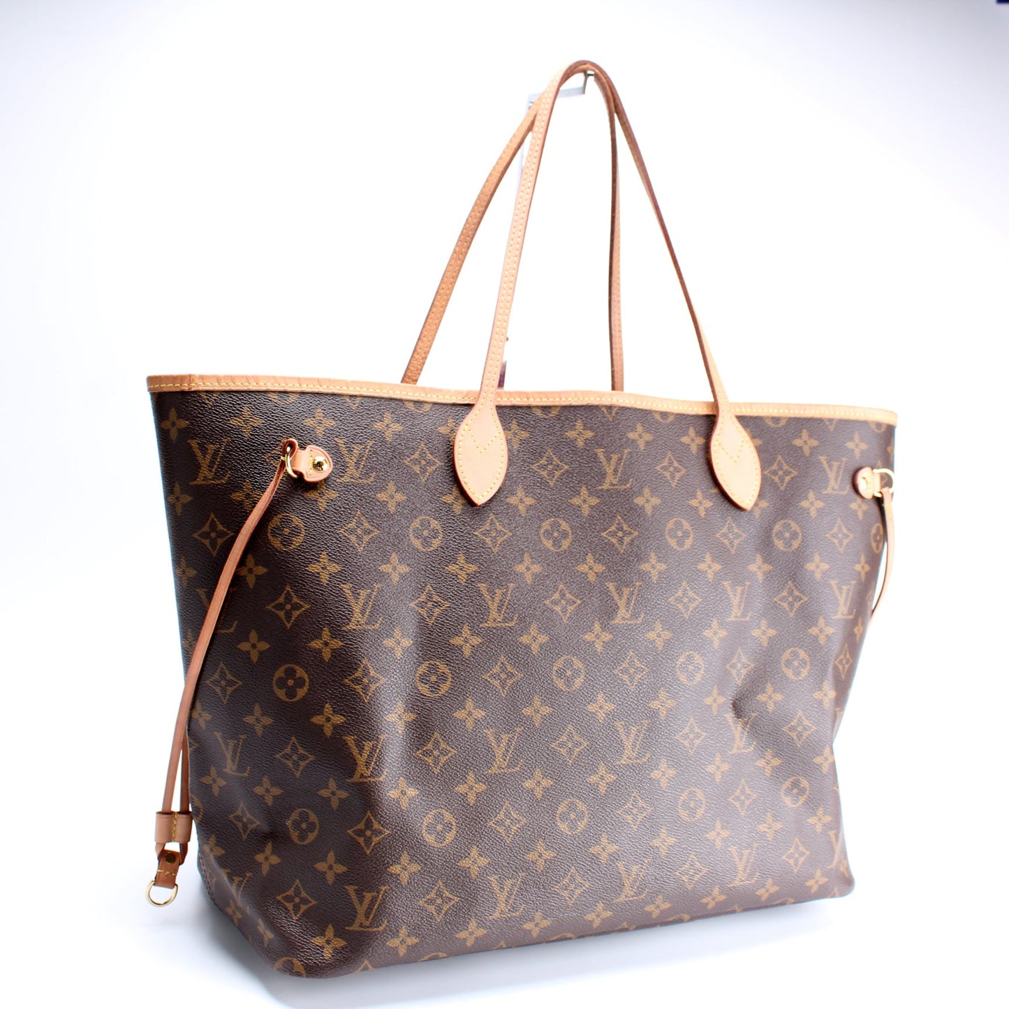 Louis Vuitton Neverfull W/Wallet GM Monogram
