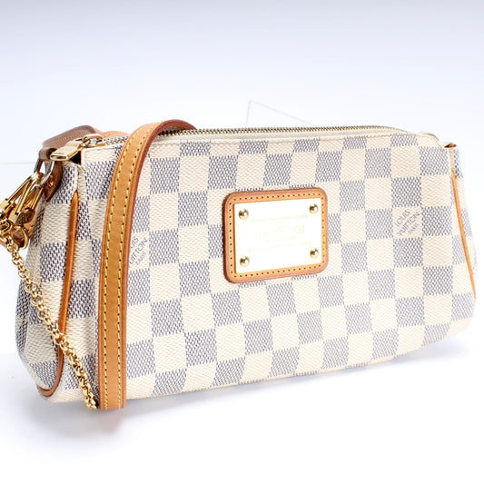 Louis Vuitton Eva Clutch Damier Azur