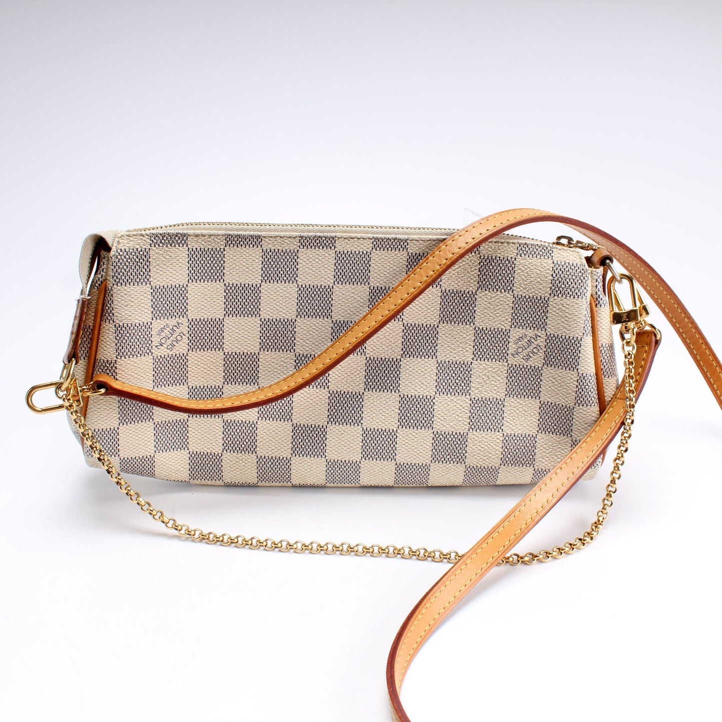 Louis Vuitton Eva Clutch Damier Azur