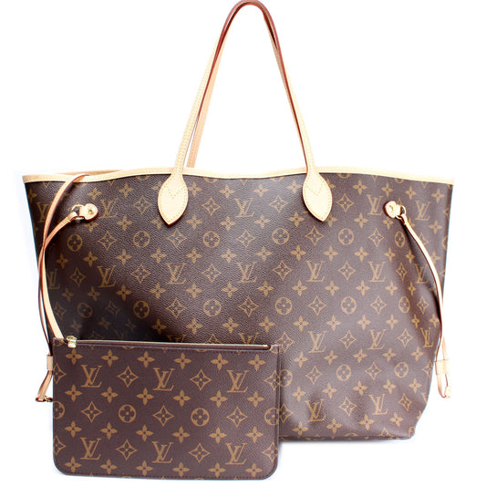 Louis Vuitton Neverfull W/ Wallet GM Monogram