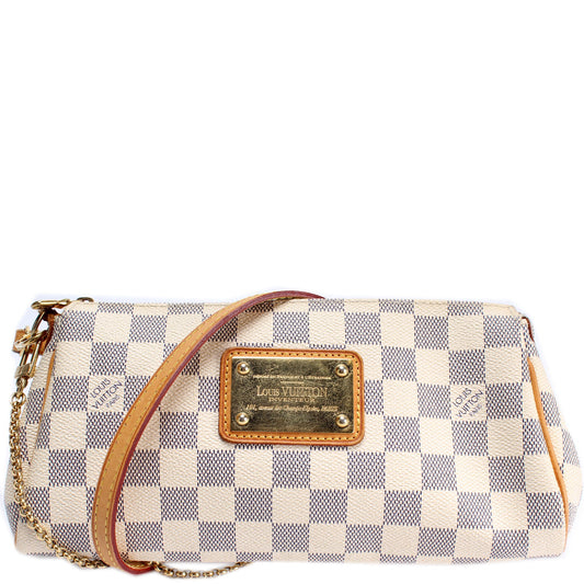 Louis Vuitton Eva Clutch Damier Azur