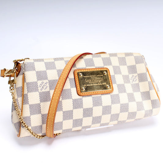 Louis Vuitton Eva Clutch Damier Azur