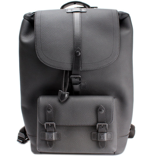 Louis Vuitton Christopher Slim Backpack Taurillon Leather