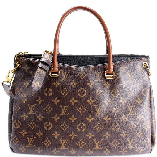 Louis Vuitton Pallas Tote Monogram Canvas Side