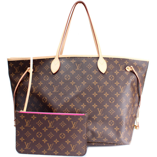 Louis Vuitton Neverfull w/Wallet GM Monogram