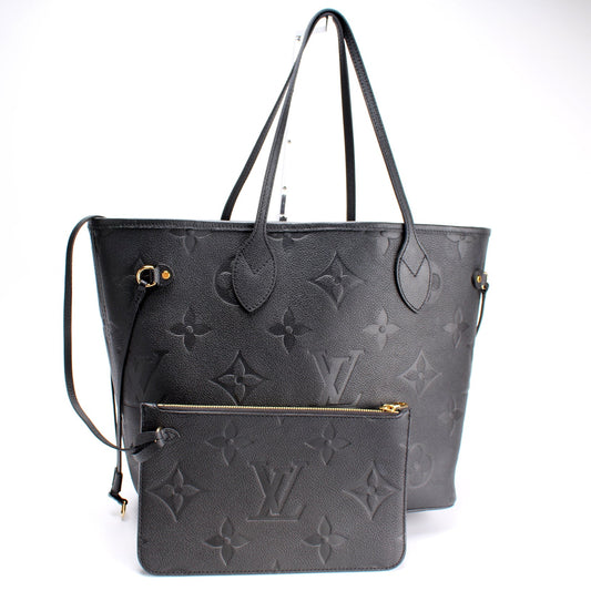 Louis Vuitton Neverfull W/Wallet MM Empreinte