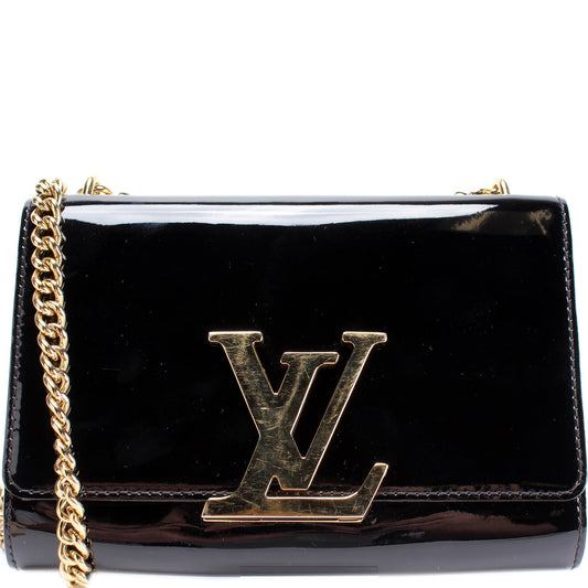 Louis Vuitton Louise MM Chain Bag Patent Leather