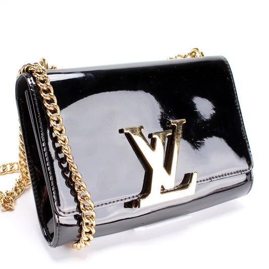 Louis Vuitton Louise MM Chain Bag Patent Leather