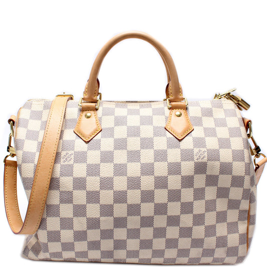 Louis Vuitton Speedy 30 Bandouliere Damier Azur