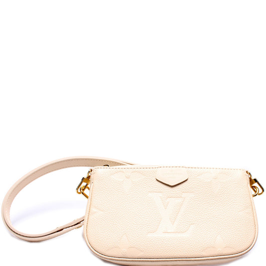 Louis Vuitton Multi Pochette Pouch And Strap Empreinte
