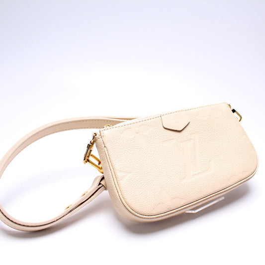 Louis Vuitton Multi Pochette Pouch And Strap Empreinte