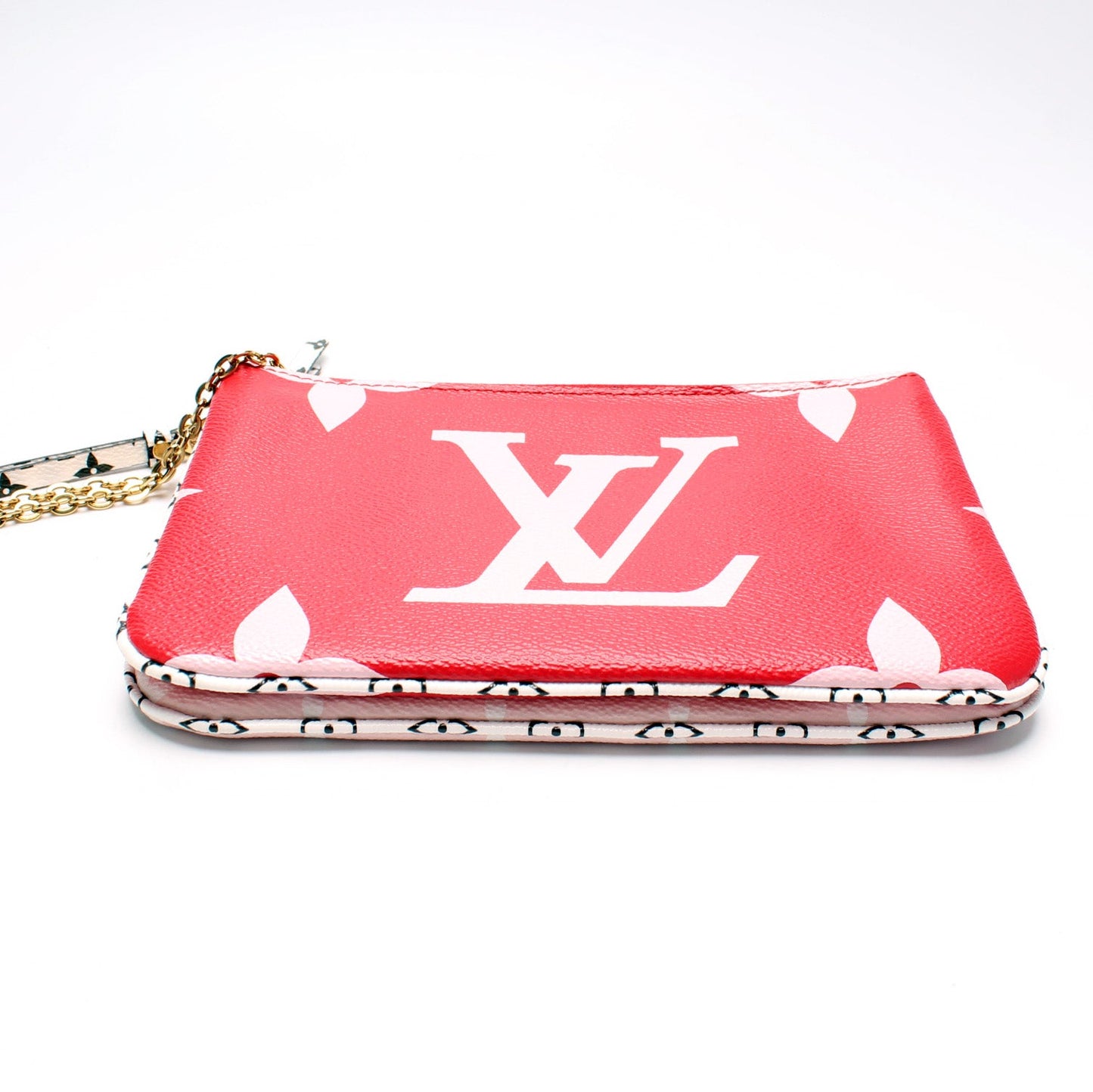 Louis Vuitton Double Zip Pochette Giant Monogram Rouge