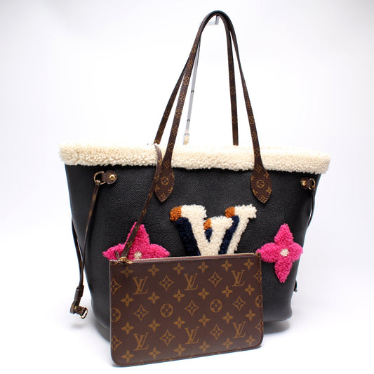 Louis Vuitton Neverfull W/Wallet MM Teddy