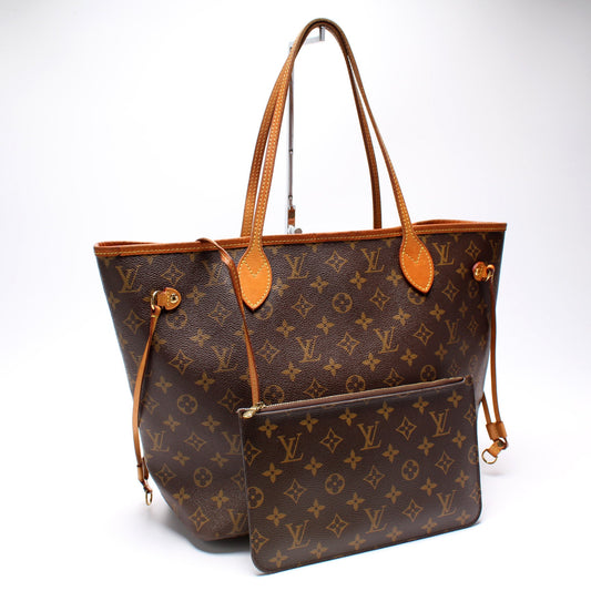 Louis Vuitton Neverfull w/Wallet MM Monogram