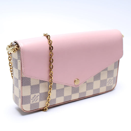 Louis Vuitton Pochette Felicie Calfskin/Damier Azur