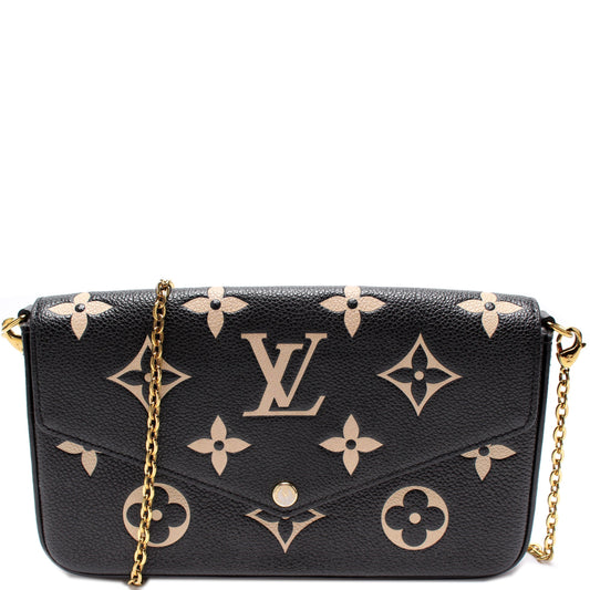 Louis Vuitton Pochette Felicie Bicolor Empreinte