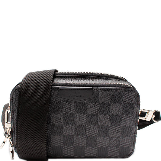 Louis Vuitton Alpha Wearable Wallet Damier Graphite