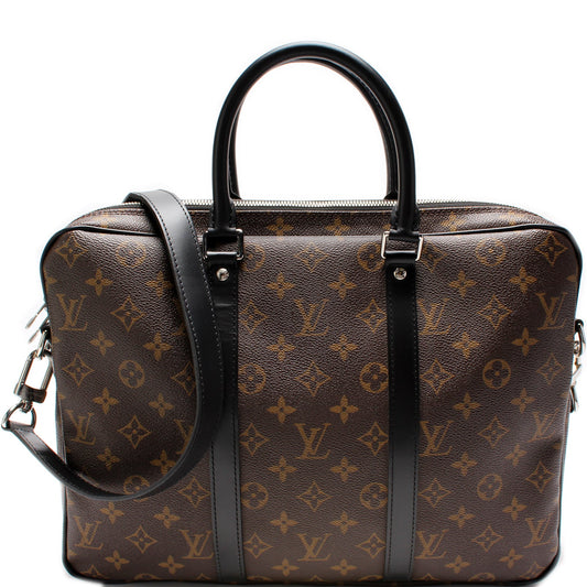 Louis Vuitton Porte Documents Voyage PM Macassar