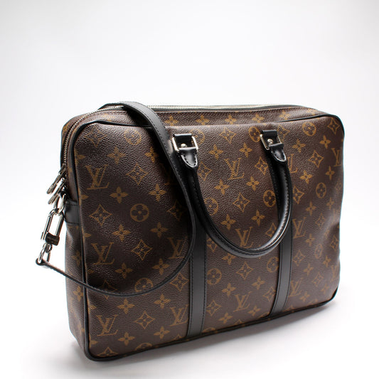 Louis Vuitton Porte Documents Voyage PM Macassar