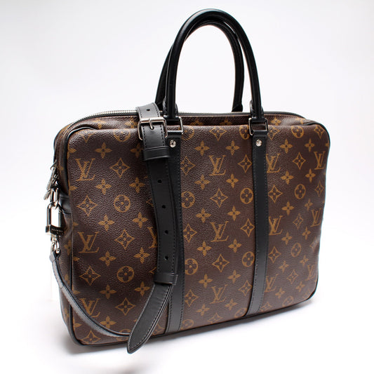 Louis Vuitton Porte Documents Voyage PM Macassar