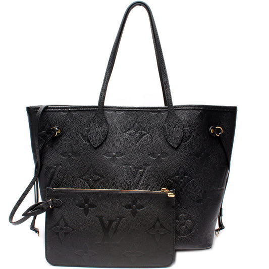 Louis Vuitton Neverfull MM W/ Wallet Empreinte