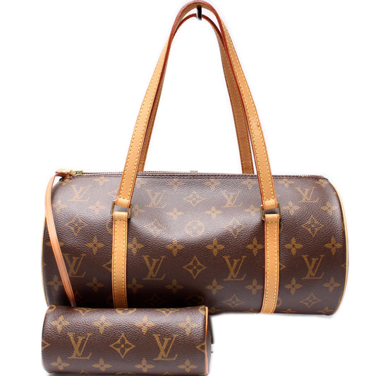 Louis Vuitton Papillon 30 11.5 W/ Pouch Monogram