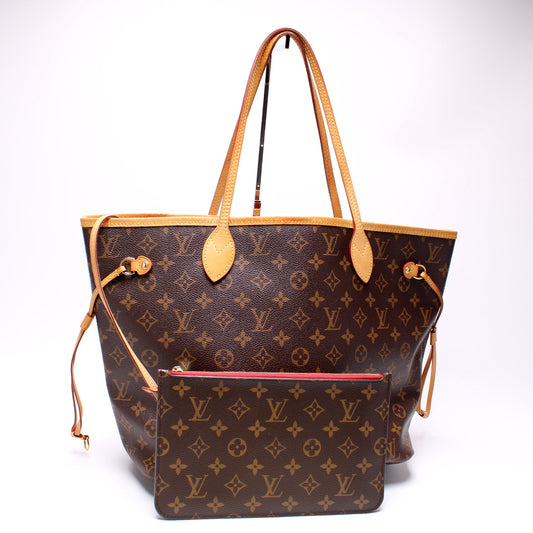 Louis Vuitton Neverfull With Wallet MM Monogram