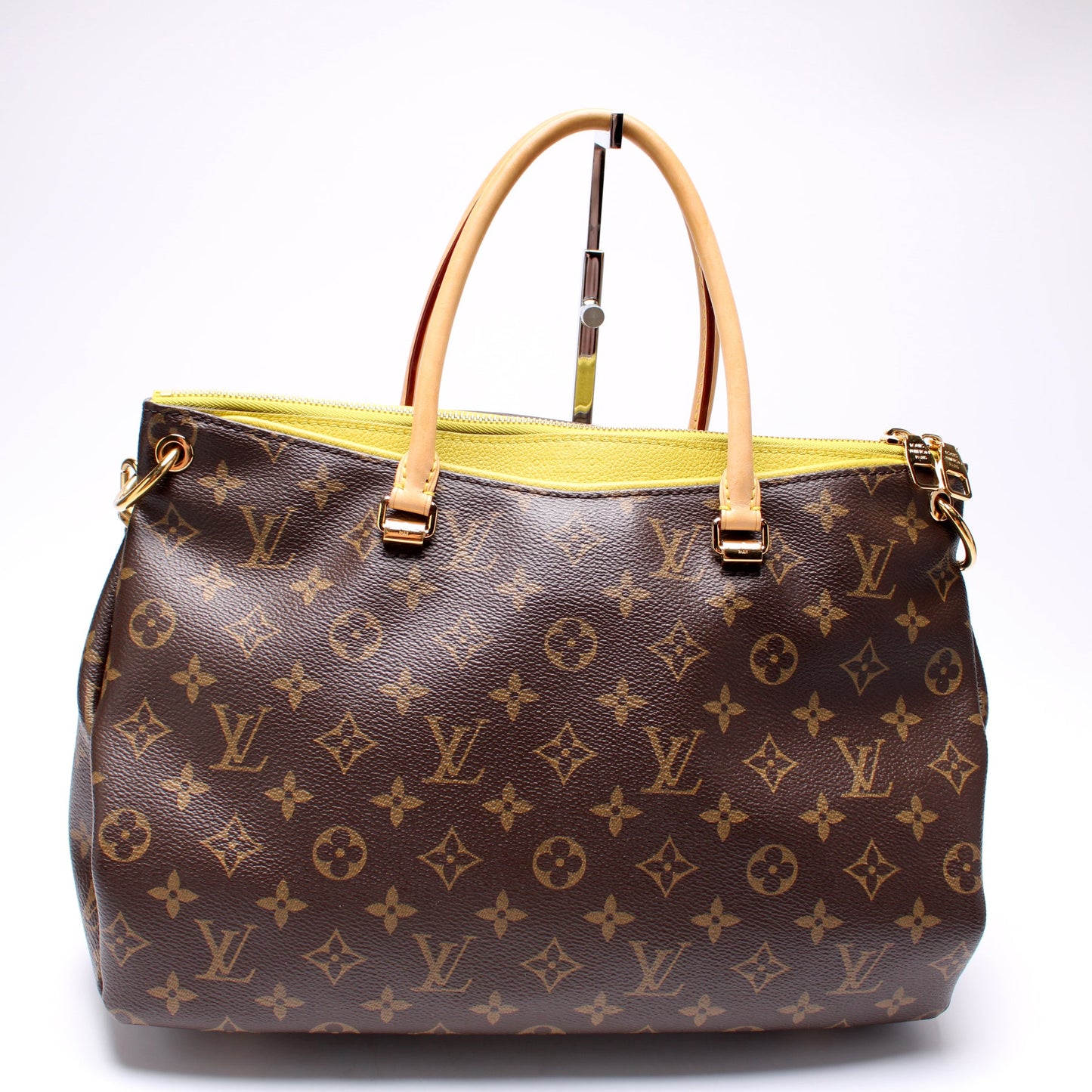 Louis Vuitton Pallas Tote Monogram Canvas Side