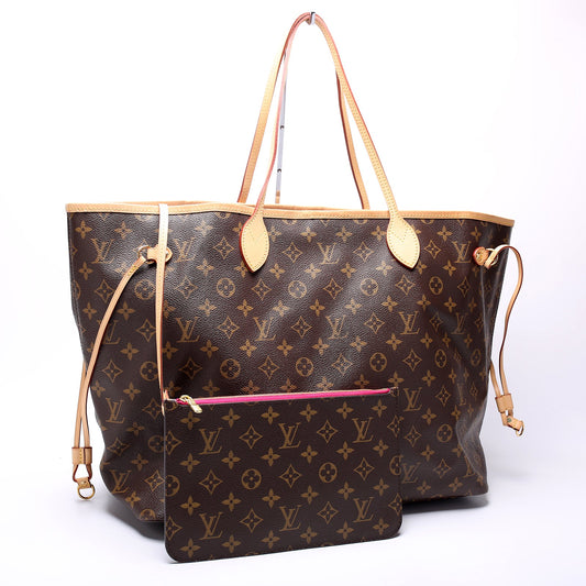 Louis Vuitton Neverfull W/Wallet GM Monogram