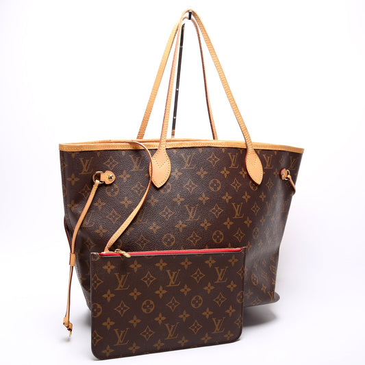 Louis Vuitton Neverfull MM W/ Wallet Monogram