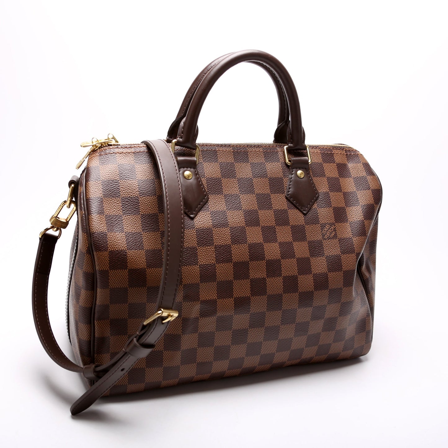 Louis Vuitton Speedy 30 Bandouliere Damier Ebene