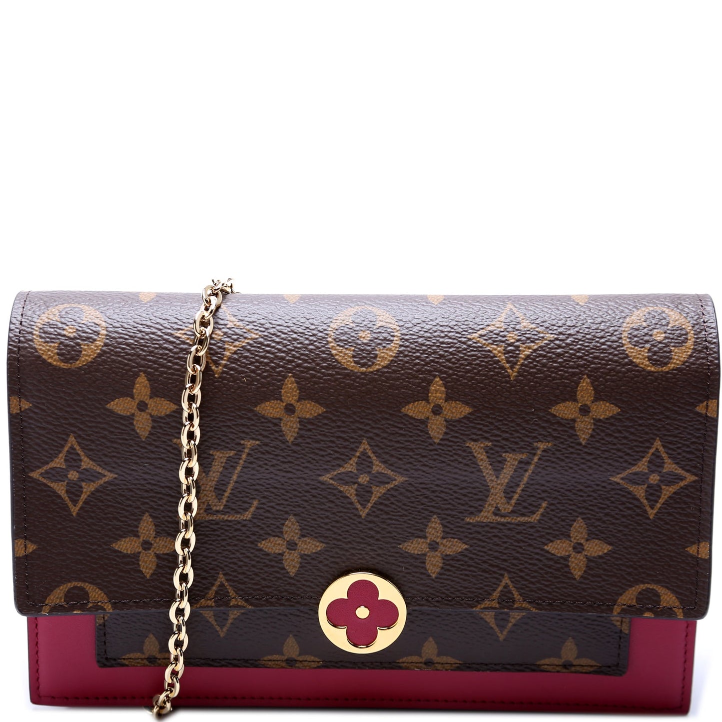 Louis Vuitton Flore Chain Wallet Monogram