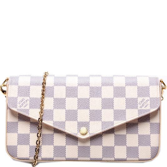 Louis Vuitton Pochette Felicie Damier Azur