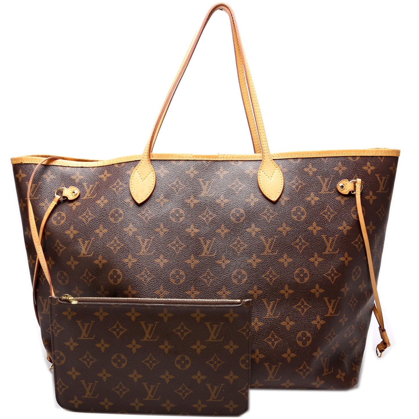 Louis Vuitton Neverfull W/Wallet GM Monogram