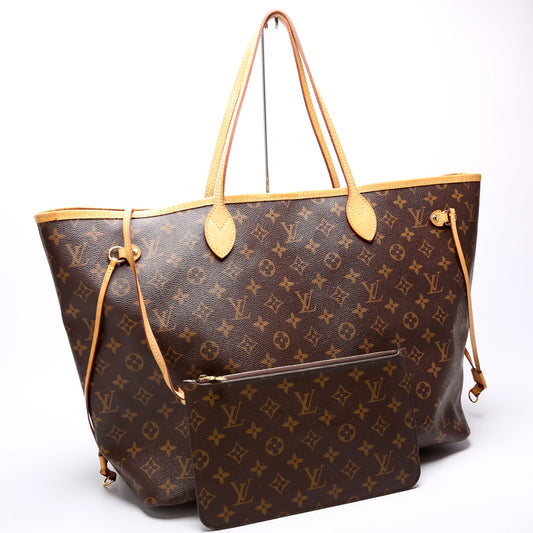 Louis Vuitton Neverfull W/Wallet GM Monogram