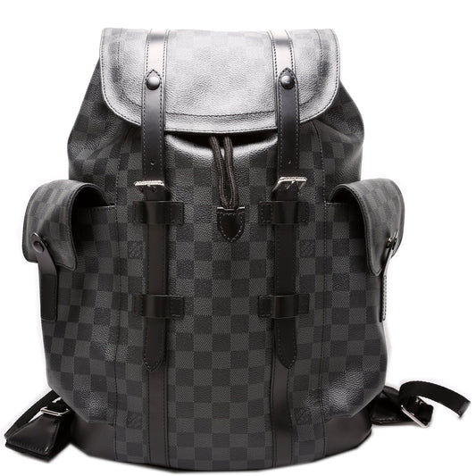 Louis Vuitton Christopher MM Backpack Damier Graphite
