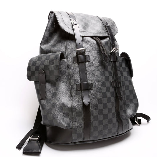 Louis Vuitton Christopher MM Backpack Damier Graphite