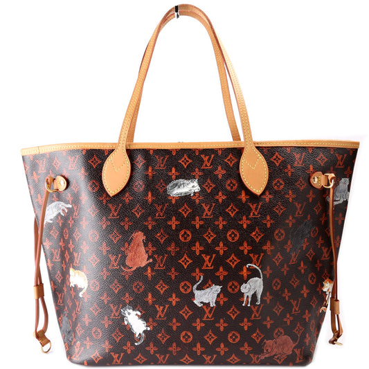 Louis Vuitton Neverfull w/Wallet MM Catogram