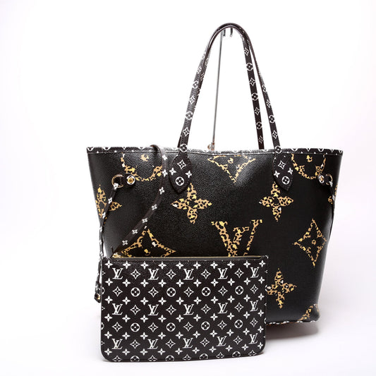 Louis Vuitton Neverfull W/ Wallet MM Jungle
