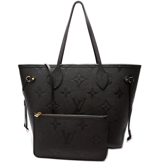 Louis Vuitton Neverfull W/Wallet MM Empreinte