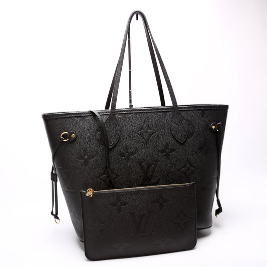 Louis Vuitton Neverfull W/Wallet MM Empreinte