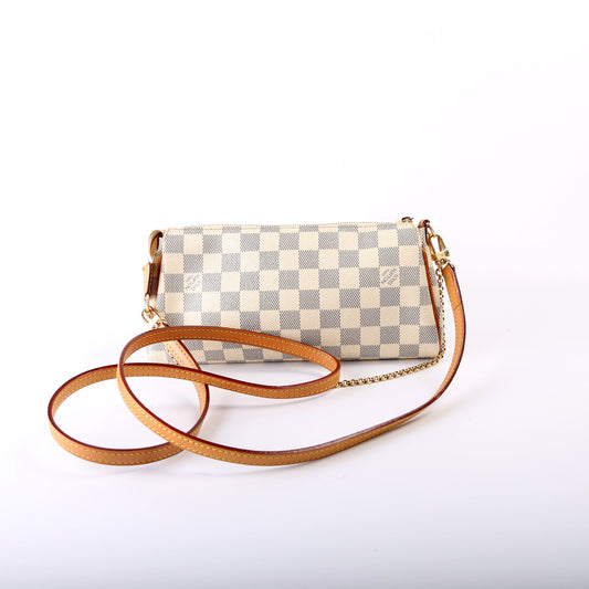 Louis Vuitton Eva Clutch Damier Azur