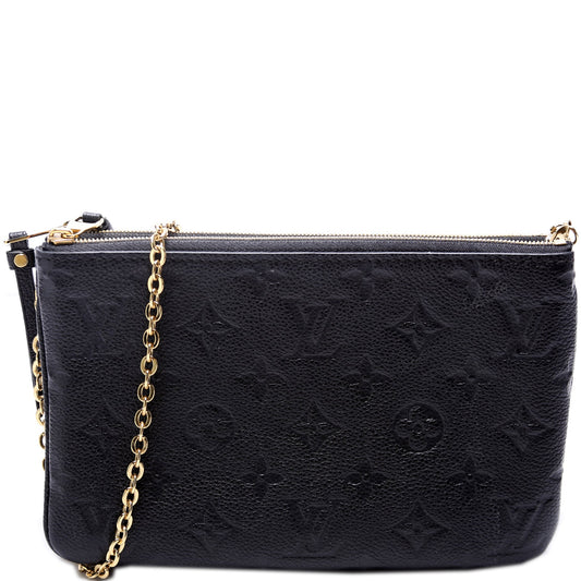Louis Vuitton Double Zip Pochette Empreinte