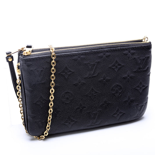 Louis Vuitton Double Zip Pochette Empreinte