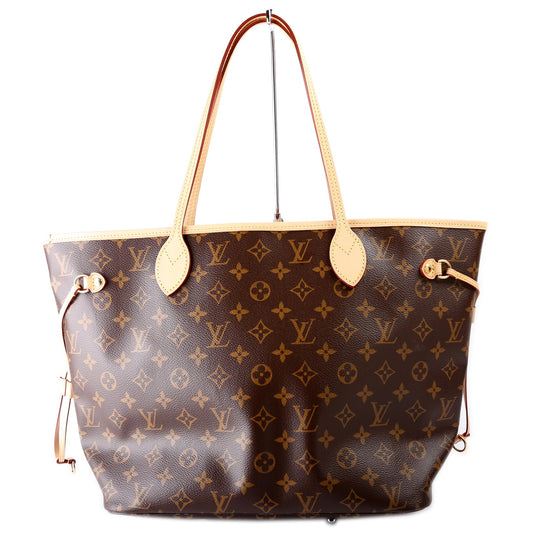 Louis Vuitton Neverfull W/Wallet MM Monogram