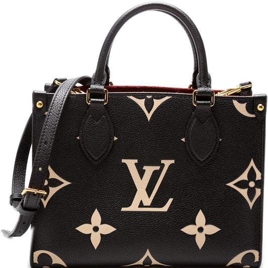 Louis Vuitton ONTHEGO PM Bicolor Empreinte