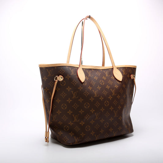Louis Vuitton Neverfull W/Wallet MM Monogram