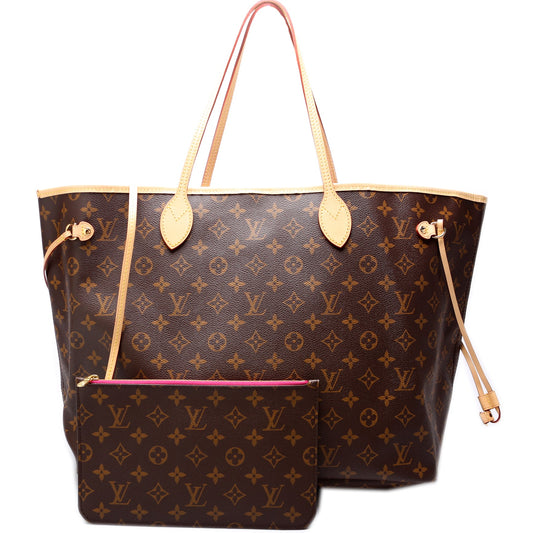 Louis Vuitton Neverfull w/Wallet GM Monogram